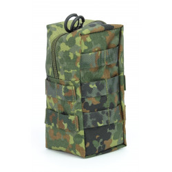 Reißverschlusstasche Small mit Molle System robuste BW Mehrzwecktasche aus Cordura für Rucksack und Ausrüstung 1,6 Liter Stauraum für Zubehör ideal für Militär Outdoor und taktische Einsätze