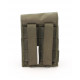 Zentauron hand grenade pouch Molle bag with buckle color stone gray olive (0315)