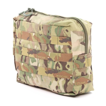 MOLLE accessory bag with 7 liter volume, MOLLE and zipper