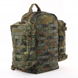 Kampfrucksack M.A.R.S. 30L SET - Taktischer Militär Rucksack mit 2x8L MOLLE Seitentaschen, Rückverstärkung, Ergonomisches Tragesystem, für Bundeswehr, Outdoor & Einsatz