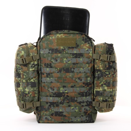 SET Zaino da combattimento con tasche molle e rinforzo posteriore Zentauron