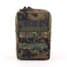 Bolsillo adicional con cremallera MOLLE y bolsillo extra con velcro  