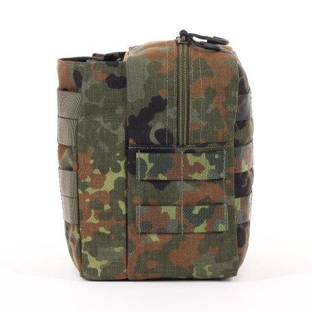 Bolsillo adicional con cremallera MOLLE y bolsillo extra con velcro  