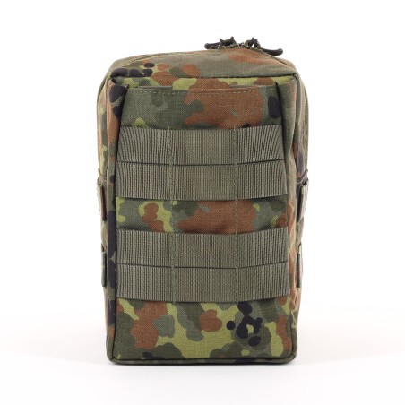 Bolsillo adicional con cremallera MOLLE y bolsillo extra con velcro  