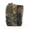 Bolsillo adicional con cremallera MOLLE y bolsillo extra con velcro  