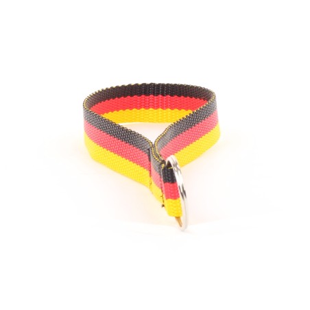 Nastro in nero, rosso e oro