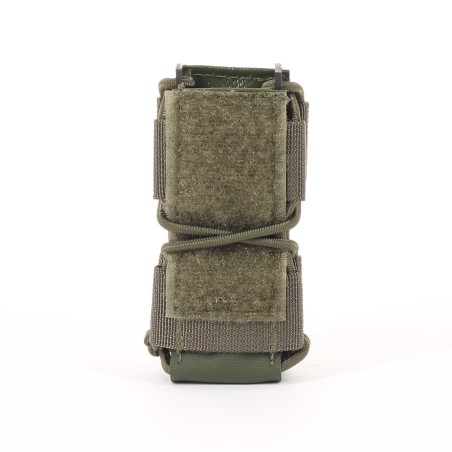 Sacoche pour chargeur à extraction rapide P8 Velcro en Olive