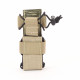 Universal-Lampenholster und Magazintasche MOLLE-System in Beige