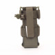 Universal lamp holster and magazine pouch MOLLE system in stone gray-olive