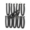 U-Clip 10er Set - Schwarz - 5 cm