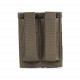 Shingle Magazintasche kurz 223 Remington in Steingrau-oliv