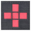 Rot-Kreuz-Patch groß 5x5 cm – Medizinische Kennzeichnung für Taschen, Rucksäcke, Schutzwesten, Plattenträger, Uniformen – Notfallausrüstung – Erste-Hilfe-Patch – Rot-Kreuz-Kennzeichen