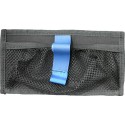 Netzmodul 2010 – Kompakte Klett-Netztasche für Taschen und Rucksäcke mit Klettfläche, Outdoor-Organisation und Zubehöraufbewahrung, 20 x 8 x 6 cm, blauer Klettverschluss