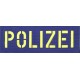 Toppa polizia grande in Cordura con velcro per portatarga, giubbotti protettivi, zaini e borse