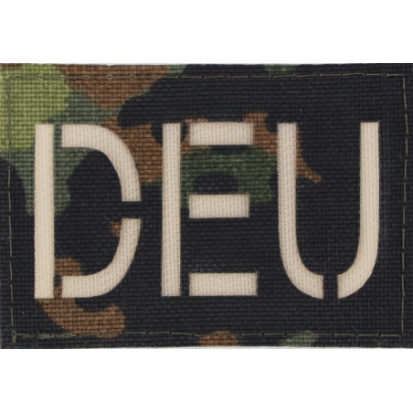 Patch code pays DEU en cordura 5cm x7,5 cm