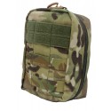 MOLLE-Mehrzwecktasche Multi aus Cordura – Zubehörtasche mit Reißverschluss, Klettfläche für Abzeichen, Modularschlaufen, für Plattenträger, Rucksäcke, Schutzwesten, Made in Germany