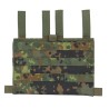 Molle Erweiterung plus Einschubfach für Klettmagazine mit der Kangaroo Flap für den Plattenträger Vulcan II
