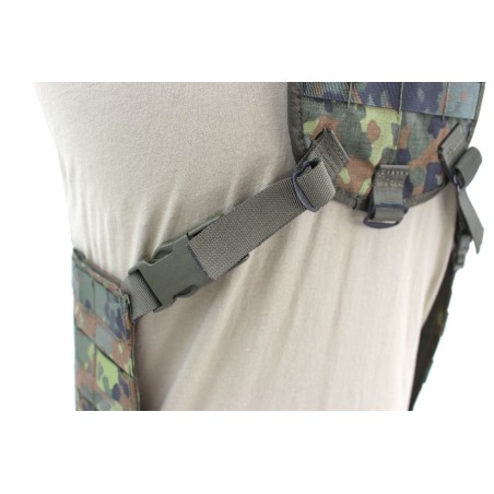 Aparejo de cofre dividido con sistema Molle para equipos individuales