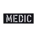 MEDIC Velcro Patch 5x15cm First Aid Patch pour sacs à dos de sauvetage tactiques et civils, gilets de sauvetage, gilets de protection, porte-plaques, sacs médicaux