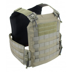 Plattenträger Vulcan III Pro Plate Carrier Hülle mit Molle-System für Taktische Ausrüstung, ROC Schnellabwurf, Hart- & Weichballistik, Cordura, Schnellverschlusssystem, Made in Germany