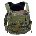 Plattenträger Vulcan III Pro Plate Carrier Hülle mit Molle-System für Taktische Ausrüstung, ROC Schnellabwurf, Hart- & Weichballistik, Cordura, Schnellverschlusssystem, Made in Germany