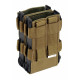 Double quick-draw magazine pouch for M4 magazines Molle system pouch Fast Mag Pouch made of Cordura and Kydex military police airsoft pouch