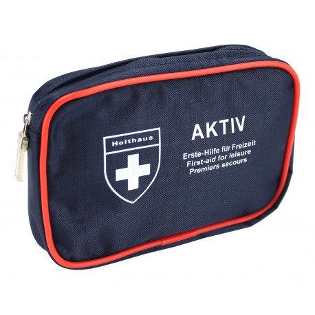 Erste Hilfe AKTIV Verbandtasche , blau/rot