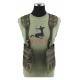 Modular Split Front Chest Rig Steingrau-oliv 3434