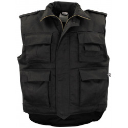 US quilted vest "Ranger" black