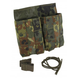 Doppel-Magazintasche M4 horizontal, Nato Stanag Magazintasche, Molle-system, Molle-Clips Zentauron