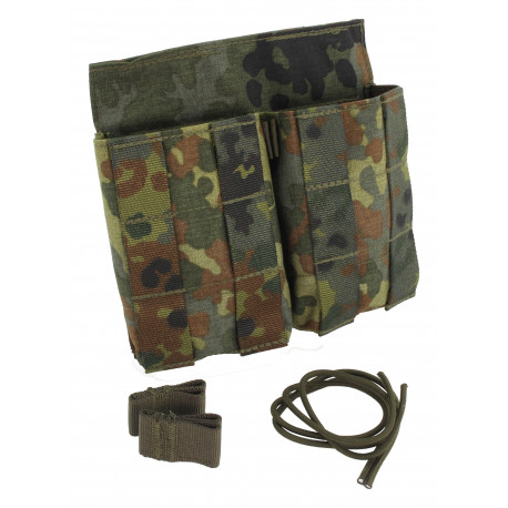 Doppelmagazintasche M4 horizontal Flecktarn (4105)