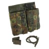 Doppelmagazintasche M4 horizontal Flecktarn (4105)
