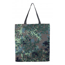 German Armed Forces Uniform Fabric Flecktarn tactical Shopping Bag 10 Liter Camouflage Shopping Bag