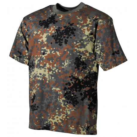 US T-Shirt halbarm hunter-braun