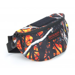 Outdoor waist bag Wildfire 1 liter, Bushcraft fanny pack with 2 compartments and carabiner, leisure fanny pack EDC