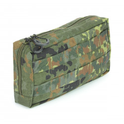 Molle Tasche horizontal Utility Pouch für Rucksäcke Plattenträger Schutzwesten aus Cordura 1,4 Liter Militär Outdoor-Tasche