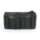 Bolsa Molle bolsa utilitaria horizontal para mochilas portaplacas chalecos protectores fabricada en Cordura de 1,4 litros con bolsillos de malla y trabillas de goma en el interior