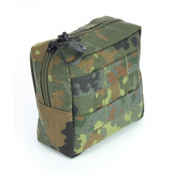 Mehrzwecktasche Quadro – Kleine MOLLE Utility Pouch aus Cordura für Rucksack, Plattenträger, taktische Westen – Robuste Aufbewahrungstasche für Outdoor, Militär & Polizei (12x12x6 cm)